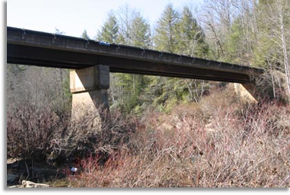 Barnett Bridge over Clear Creek
