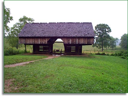 Cades Cove - Cantilever Barn